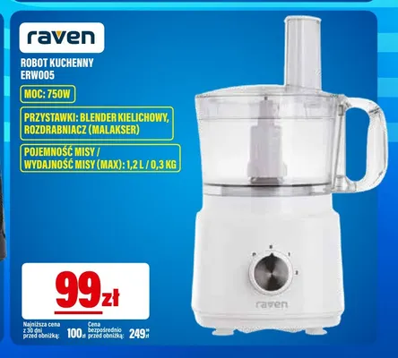 Robot kuchenny ERW005 Raven promocja w RTV EURO AGD