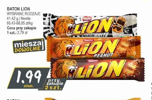 Baton Lion Peanut promocja w Słoneczko