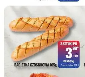 Bagietka czosnkowa La Lorraine promocja w Tomi Markt