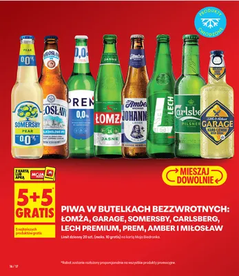 Piwo Carlsberg Premium Pilsner promocja w Biedronka