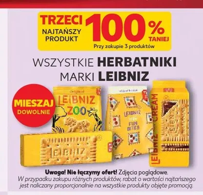 Herbatniki LEIBNIZ Cream promocja w Kaufland