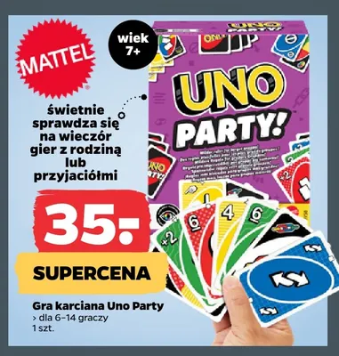 Gra karciana Uno Party promocja w Netto