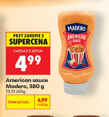 American sauce Madero promocja w Biedronka