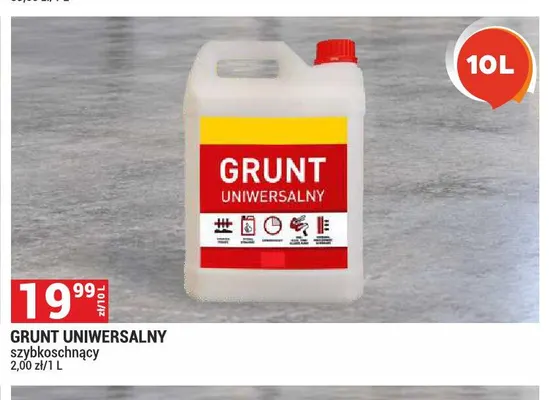 Grunt uniwersalny szybkoschnący promocja w Merkury Market