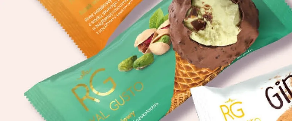 Lody rożek pistacjowy Royal Gusto promocja w POLOmarket