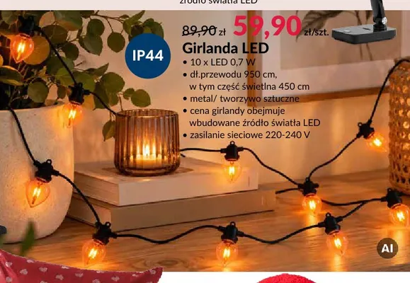 Girlanda LED promocja w Salony Agata