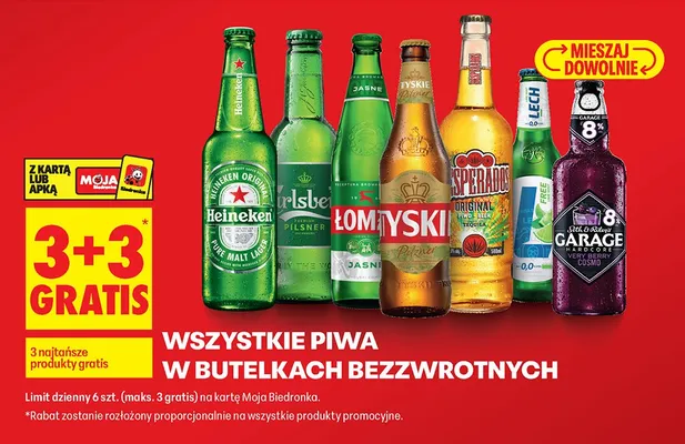 Piwo Heineken promocja w Biedronka