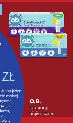 Tampony higieniczne O.B. promocja w Super-Pharm