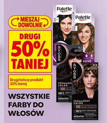 Farby do włosów promocja w Biedronka