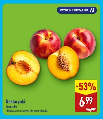 Nektarynki promocja w Aldi