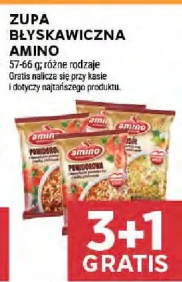 Zupa błyskawiczna Amino różne rodzaje promocja w Stokrotka