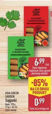 Sajgonki z warzywami ASIA GREEN GARDEN promocja w Aldi