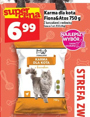 Karma dla kota Fiona&Atos promocja w TOPAZ