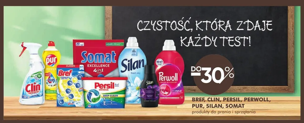 Produkty do prania i sprzątania Bref, Clin, Persil, Perwoll, Pur, Silan, Somat promocja w Super-Pharm