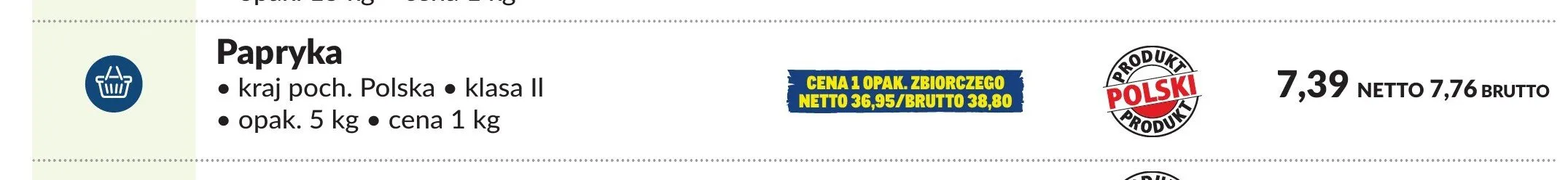 Papryka promocja w Makro