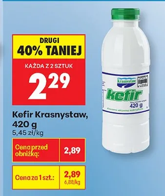 Kefir Krasnystaw promocja w Biedronka