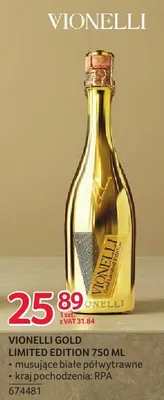 Wino Vionelli Gold Limited Edition 750 ml promocja w Selgros