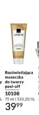 Maseczka do twarzy Anew rozświetlająca peel-off promocja w AVON