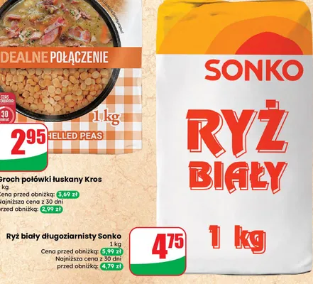 Ryż biały długoziarnisty promocja w Dino