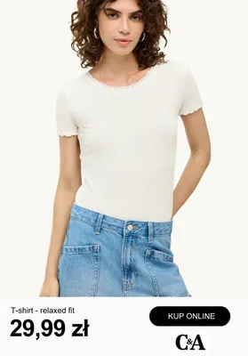 T-shirt relaxed fit C&A promocja w C&A