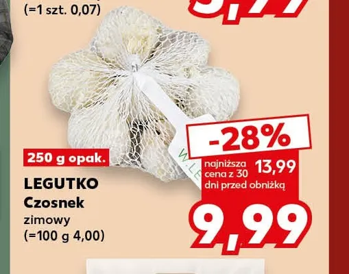 Czosnek zimowy Legutko promocja w Kaufland