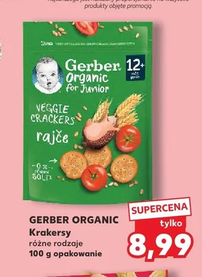 Krakersy Gerber Organic promocja w Kaufland