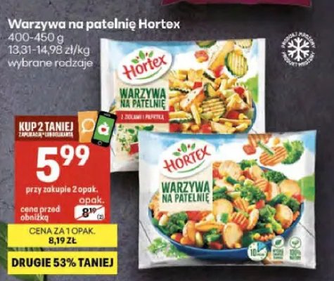 Warzywa na patelnię Hortex promocja w Delikatesy Centrum