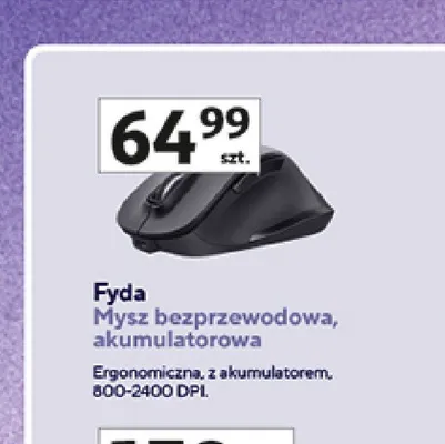 Mysz bezprzewodowa Trust Fyda promocja w Auchan