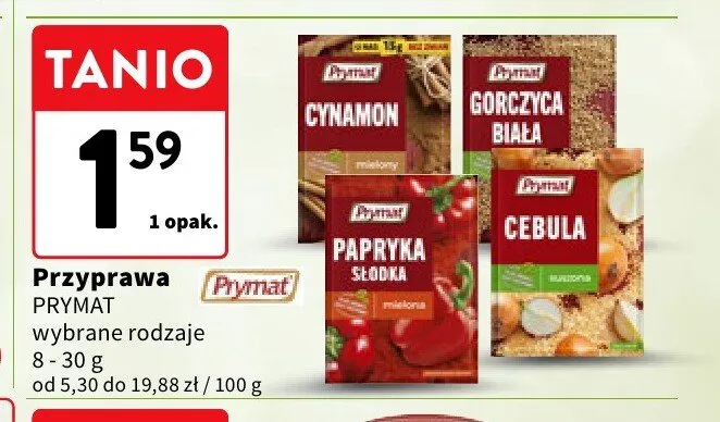 Przyprawa Papryka słodka mielona Prymat promocja w Intermarche