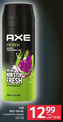 Dezodorant AXE DEO 150 ML promocja w Selgros