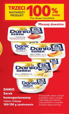 Serek homogenizowany Danio promocja w Kaufland