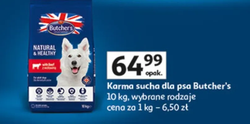 Karma sucha dla psa promocja w Auchan
