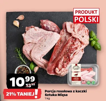 Porcja rosołowa z kaczki promocja w Netto