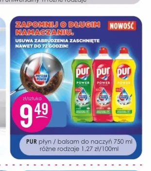 Płyn do naczyń Pur promocja w Drogerie Jasmin