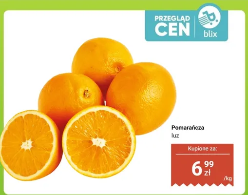 Pomarańcza luz promocja w Dino