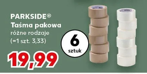 Taśma pakowa różne rodzaje promocja w Kaufland