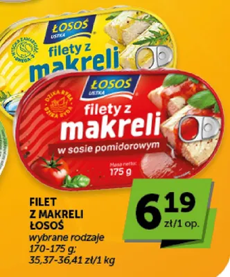 Filet z makreli w sosie pomidorowym Łosoś promocja w Euro Sklep