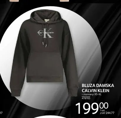 Bluza damska Calvin Klein promocja w Selgros