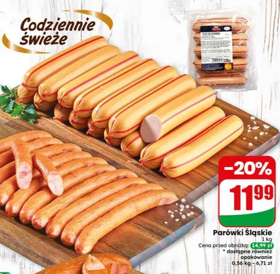 Parówki Śląskie Agro Rydzyna promocja w Dino