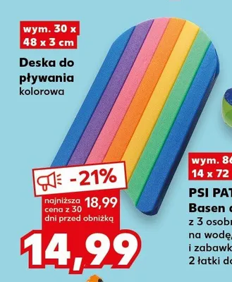 Deska do pływania Kaufland promocja w Kaufland