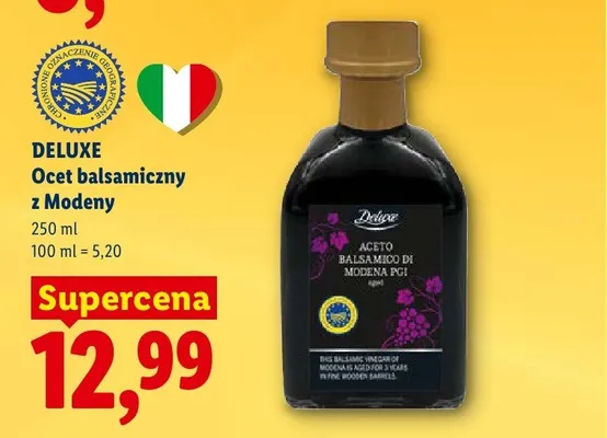 Ocet balsamiczny z Modeny promocja w Lidl