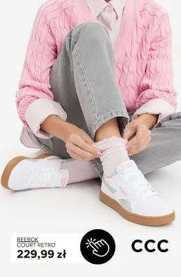 Buty sportowe Reebok Court Retro promocja w CCC