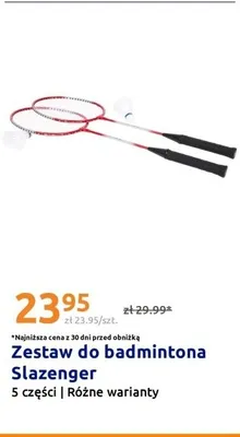 Zestaw do badmintona Slazenger 5 części promocja w Action