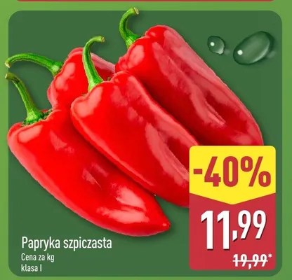 Papryka szpiczasta promocja w Aldi