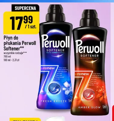 Płyn do płukania Perwoll Softener Amber Glow promocja w POLOmarket