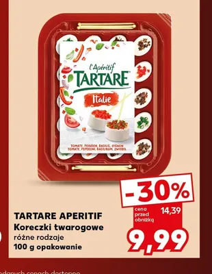 Koreczki twarogowe Aperitif Tartare promocja w Kaufland