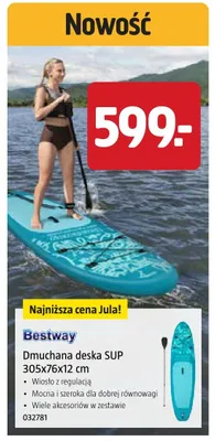 Dmuchana deska SUP Bestway 305x76x12cm promocja w Jula