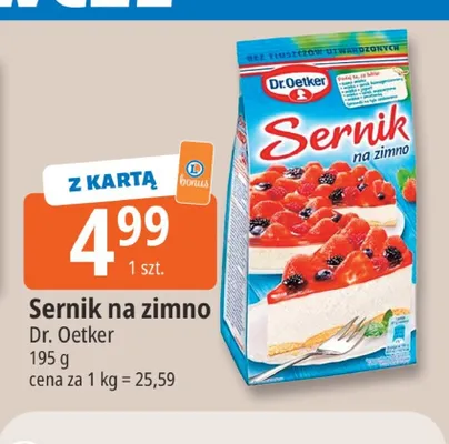 Sernik na zimno Dr. Oetker promocja w Leclerc