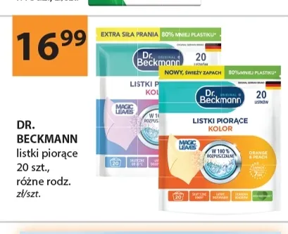 Listki piorące Dr. Beckmann promocja w Drogerie Laboo