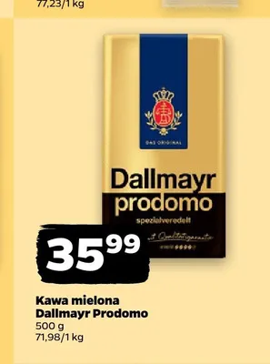 Kawa mielona Dallmayr Prodomo promocja w Netto